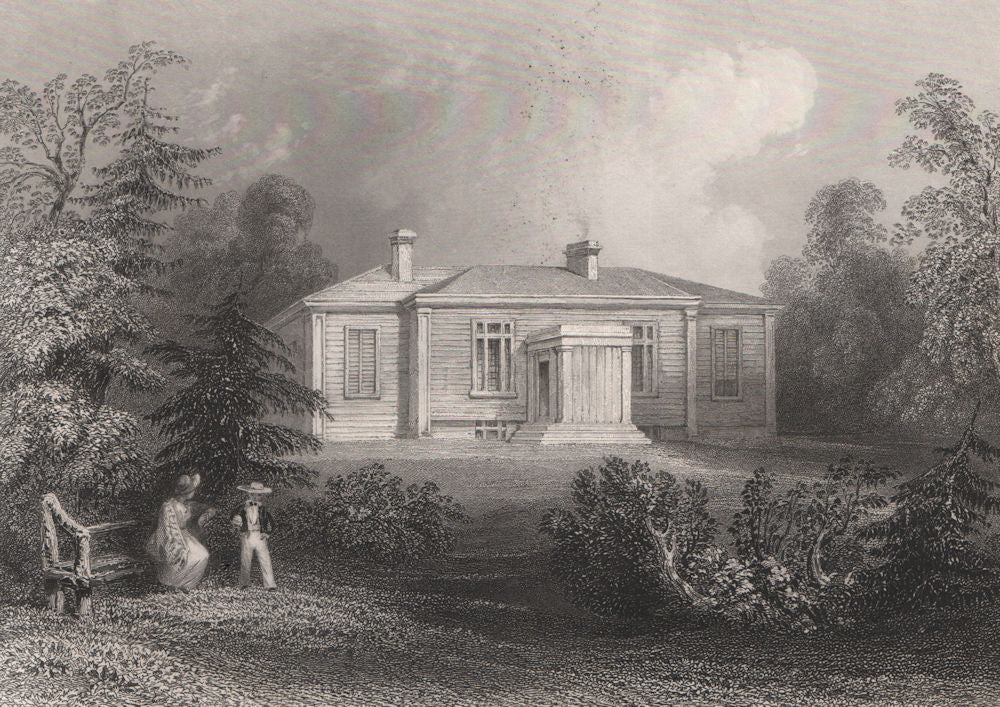 NOVA SCOTIA. The Thomas C. Haliburton House, Windsor. Canada. BARTLETT 1842